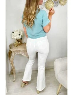 Ma Blouse Vert O "boutonnée & Nouée" -Vive Le Style Boutique ma blouse vert o boutonnee nouee 1