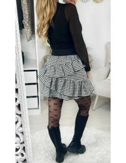 Ma Jolie Jupe Black Vichy "petits Volants" -Vive Le Style Boutique ma jolie jupe black vichy petits volants 2