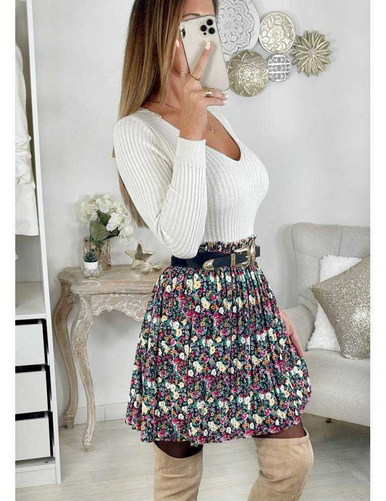 Ma Jolie Jupe Plissée "little Flowers" 4 Ma Jolie Jupe Plissée "little Flowers" – Image 2