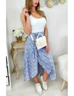 Ma Jupe Longue & Portefeuille " Little Flowers"