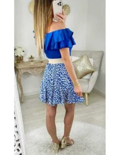 Ma Petite Jupe à Volants "blue Heart" -Vive Le Style Boutique ma petite jupe a volants blue heart 3