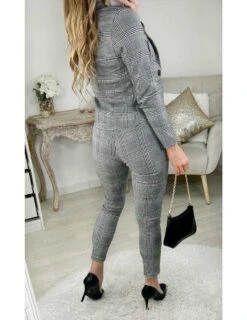 Ma Petite Veste Courte à Carreaux -Vive Le Style Boutique ma petite veste courte a carreaux 2