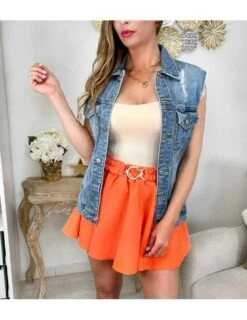 Ma Veste En Jeans Sans Manches "used" 9 Ma Veste En Jeans Sans Manches "used" -Vive Le Style Boutique ma veste en jeans sans manches used 2