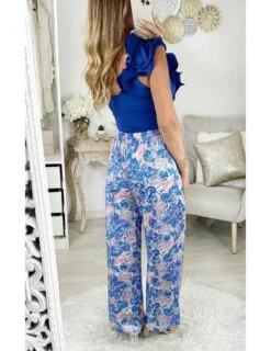 Mon Body Lycra Bleu Roi "bretelle Froufrou" -Vive Le Style Boutique mon body lycra bleu roi bretelle froufrou 2