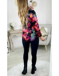 * Mon Chemisier En Voilage "blurry Flowers" -Vive Le Style Boutique mon chemisier en voilage blurry flowers 3