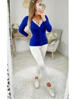 Mon Gilet Bleu Roi "so Basic" -Vive Le Style Boutique mon gilet bleu roi so basic 1