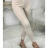 Mon Jeans Beige "bas Used" -Vive Le Style Boutique mon jeans beige bas used