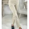 Mon Jeans Beige "flare"" -Vive Le Style Boutique mon jeans beige flare