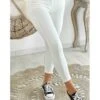 Mon Jeans Blanc Basic & Cropped 2 Mon Jeans Blanc Basic & Cropped -Vive Le Style Boutique mon jeans blanc basic cropped