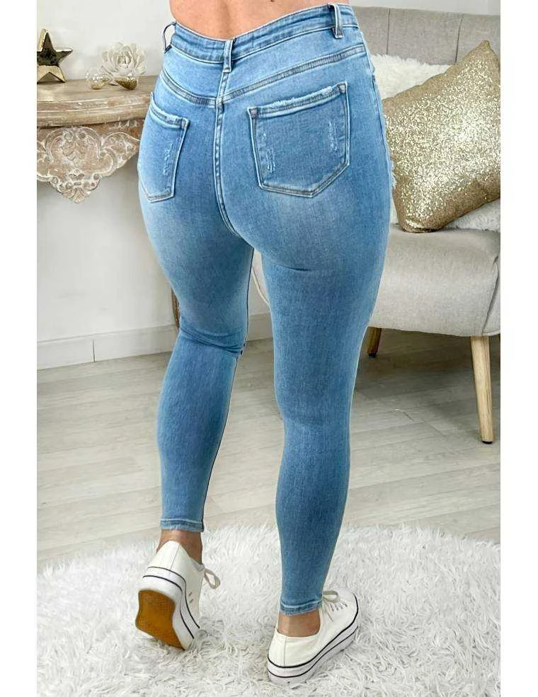 Mon Jeans Bleu Ciel "used" 4 Mon Jeans Bleu Ciel "used" – Image 2