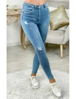 Mon Jeans Bleu Ciel "used"