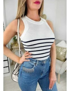 Mon Jeans Bleu Médium Mum " Strass Pocket"