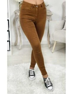 Mon Jeans Camel Taille Haute Dès T34