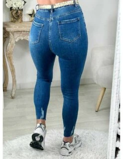 Mon Jeans Dark Blue "used" -Vive Le Style Boutique mon jeans dark blue used 1