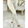 Mon Pantalon Enduit "pearly Cream" 2 Mon Pantalon Enduit "pearly Cream" -Vive Le Style Boutique mon jeans enduit mat cream