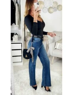 Mon Jeans Mum " Basic" Dès T32 -Vive Le Style Boutique mon jeans mum basic des t32 1