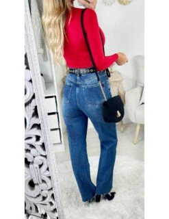 Mon Jeans Mum " Basic" Dès T32 -Vive Le Style Boutique mon jeans mum basic des t32 2