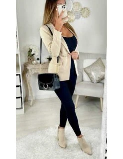 Mon Joli Blazer Beige "boutons Dorés" -Vive Le Style Boutique mon joli blazer beige boutons dores 2