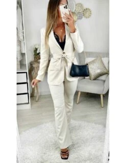 Mon Joli Blazer Beige " So Classic" -Vive Le Style Boutique mon joli blazer beige so classic 2
