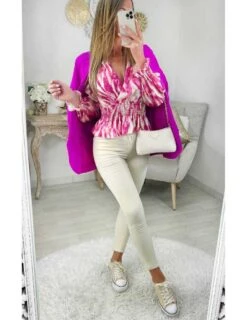 Mon Joli Blazer Fuchsia "so Chic" -Vive Le Style Boutique mon joli blazer fuchsia so chic 3