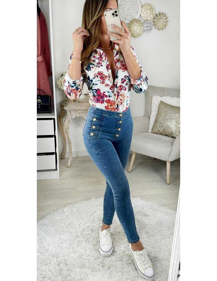 Mon Joli Chemisier Fluide "so Flowers" 4 Mon Joli Chemisier Fluide "so Flowers" – Image 2