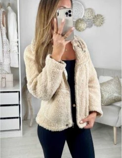 Mon Manteau Beige "doudou"