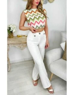 Mon Pantalon Cream "so Classic"