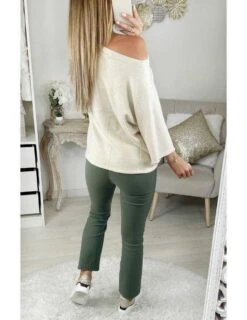 Mon Pantalon Droit "kaki & Stretch" -Vive Le Style Boutique mon pantalon droit kaki stretch 2