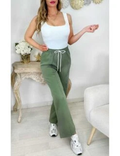 Mon Pantalon Style Jogging Kaki