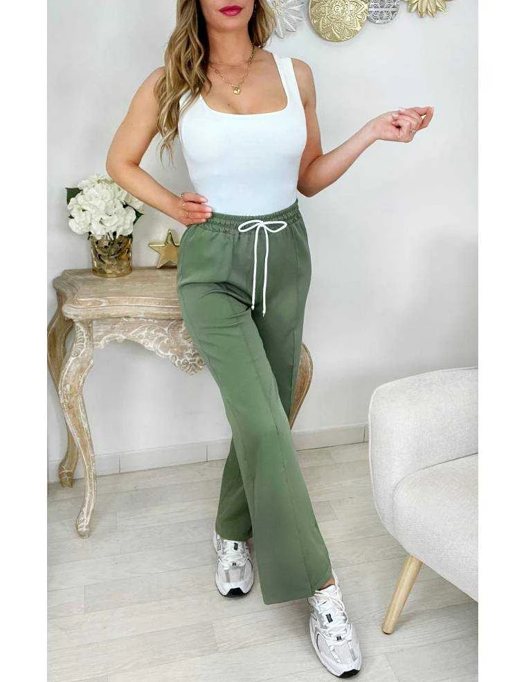 Mon Pantalon Style Jogging Kaki 3 Mon Pantalon Style Jogging Kaki