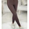 Mon Pantalon Style Legging Choco " Basic" -Vive Le Style Boutique mon pantalon style legging choco basic