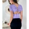Mon Petit Body Lila Côtelé "joli Dos" -Vive Le Style Boutique mon petit body lila cotele joli dos