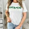 Mon Tee Shirt Blanc "Bonjour Mon Amour" -Vive Le Style Boutique mon tee shirt blanc bonjour mon amour