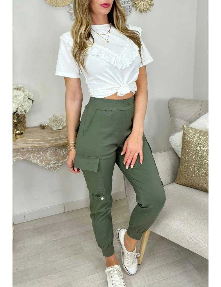 Mon Top Blanc " Buste Volant & Brodé" 7 Mon Top Blanc " Buste Volant & Brodé" – Image 5