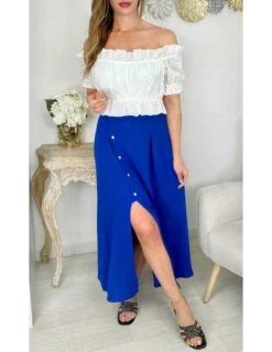 Top Blanc "broderie" -Vive Le Style Boutique top blanc broderie 1