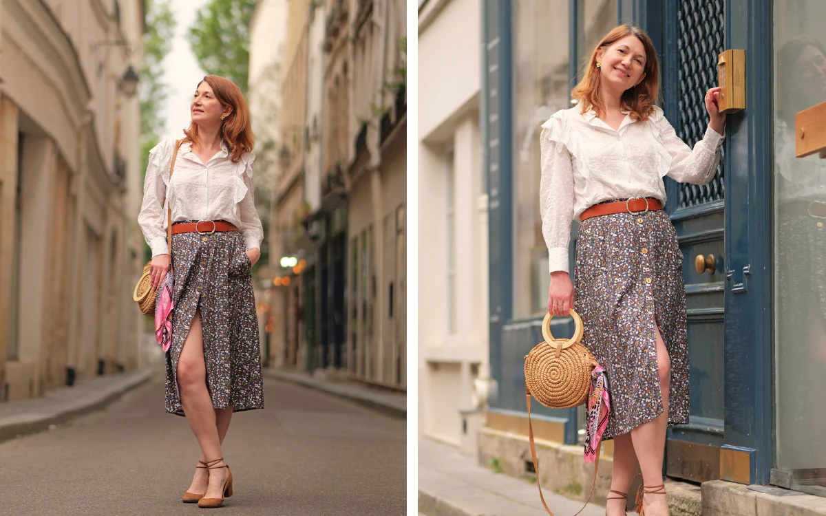 Vive Le Style Boutique -Vive Le Style Boutique comment porter la jupe midi de facon feminine